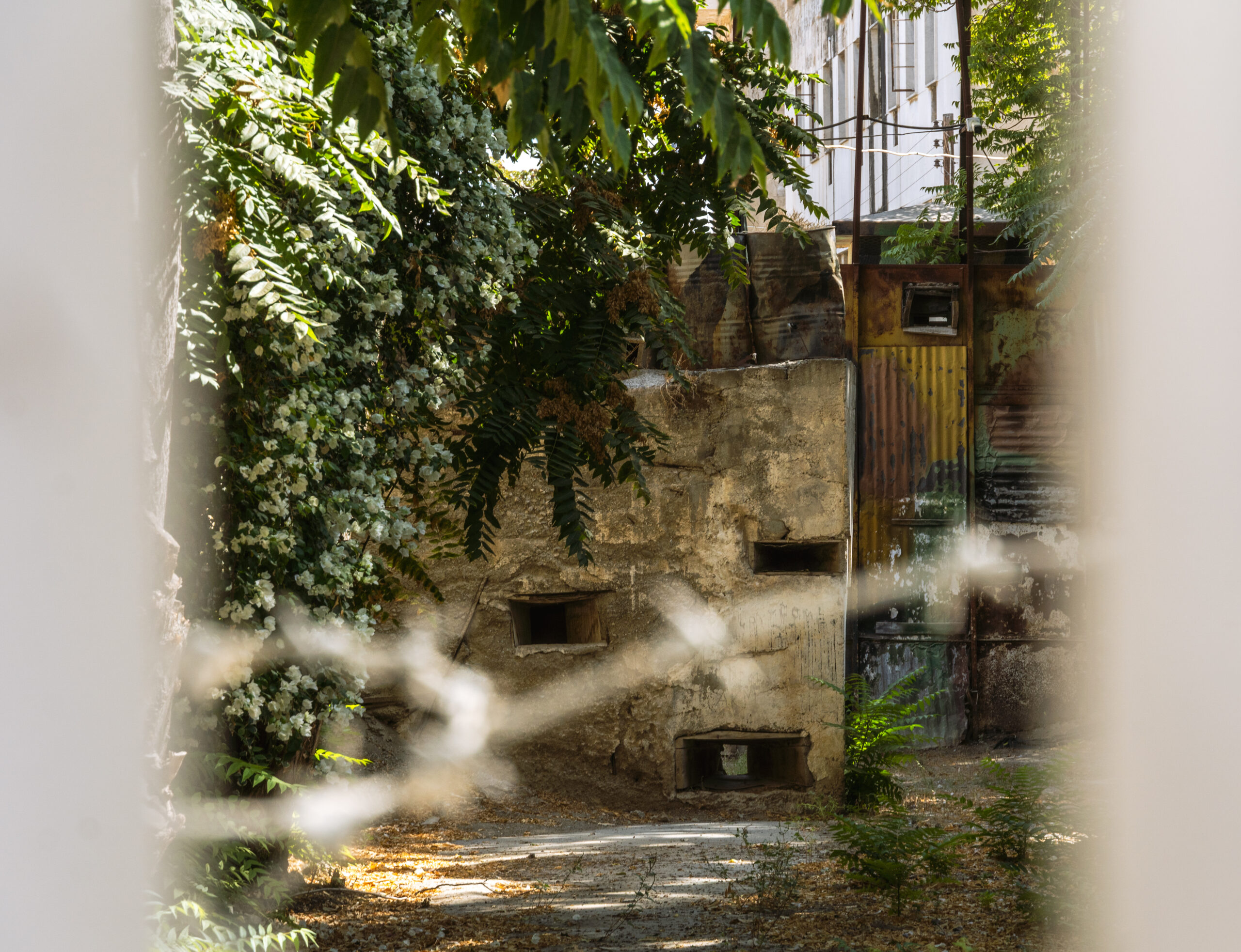 View behind the division line in Nicosia, Cyprus.